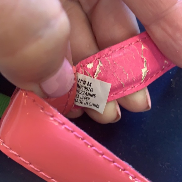 Margaritaville Navy & Pink flip flops size M / 9 - Picture 11 of 11